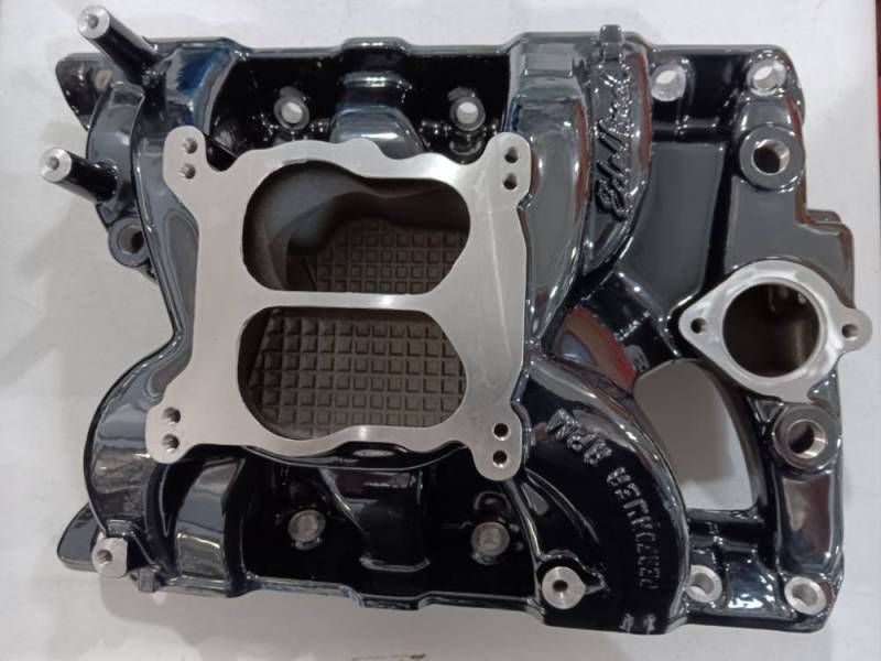 Edelbrock - Edelbrock Performer RPM Pontiac Intake Manifold, Black - CNC Port Matched to Butler 310/315/325 CNC Heads EDL-7156-BP-PM-325