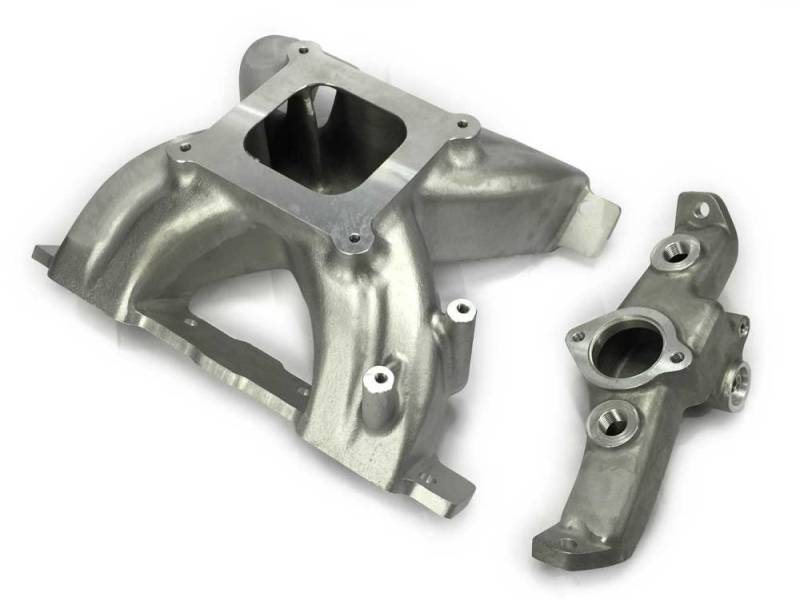 Kauffman Racing Equipment - Pontiac 4150 Northwind Intake w/ Water Crossover - CNC Port Matched to Butler 340 CNC Heads BPI-NW-4150-340