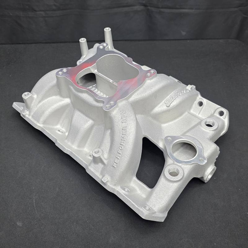 Edelbrock - Edelbrock Performer RPM Pontiac Intake Manifold, Satin - CNC Port Matched to Butler 310/315/325 CNC Heads EDL-7156-PM-325