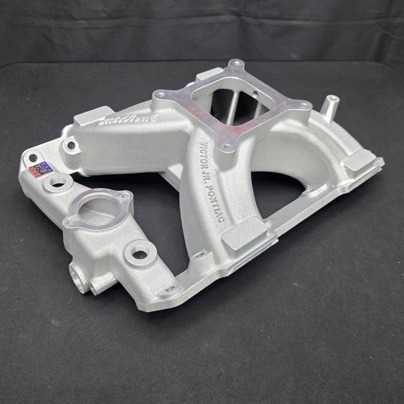 Edelbrock - Edelbrock Victor Jr Pontiac Intake Manifold - CNC Port Matched to Butler 340 CNC Heads EDL-29569-PM-340