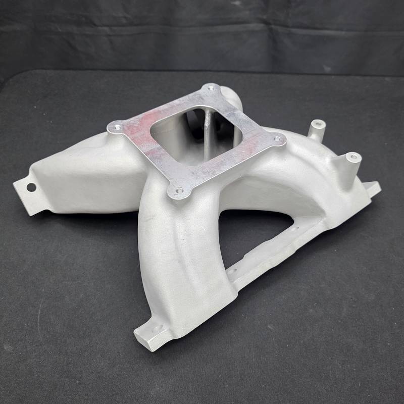 Kauffman Racing Equipment - Pontiac 4150 Northwind Intake (No Crossover) - CNC Port Matched to Butler 310/315/325 CNC Heads BPI-NW-4150-NO-XOVER-PM-325