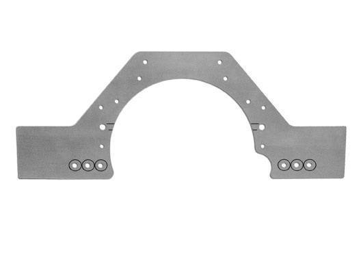 AllPontiac - All Pontiac Pontiac 3/16" Thick Steel Mid Plate ALL-AP-MP1001