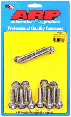 ARP - ARP 3/8" HexHead Stainless Steel Intake Manifold Bolt Kit for Pontiac 350-400 ARP-494-2001