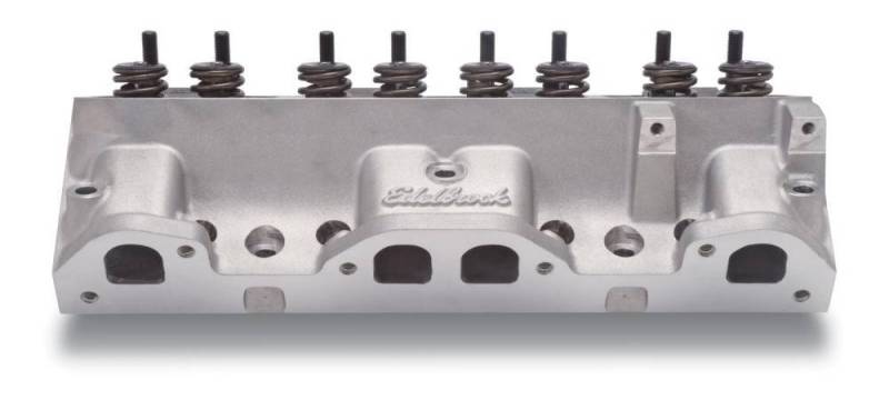 Edelbrock - Edelbrock Round Port Pontiac 87cc Cylinder Heads, Hyd. Roller Non Fast Burn Chamber version(Pair) EDL-60575-2