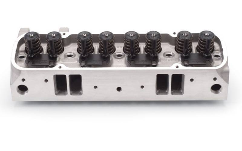 Edelbrock - Edelbrock Round Port Pontiac 87cc Cylinder Heads, Hyd. Flat Tappet, Non Fast Burn Chamber version (Pair) EDL-60579-2