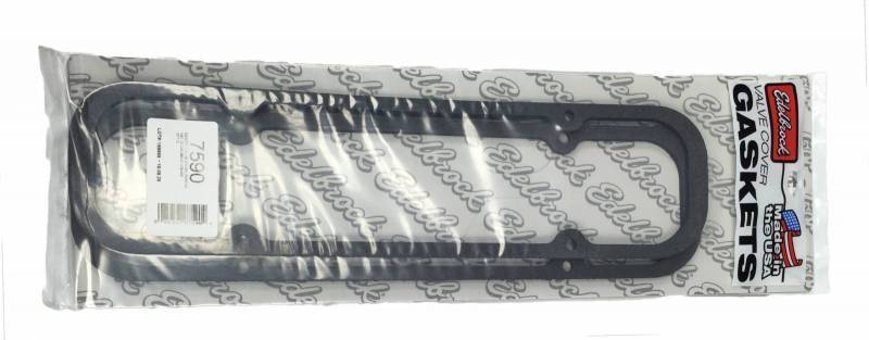 Edelbrock - Edelbrock Pontiac Fiber Reinforced Rubber Valve Cover Gaskets w/ Reinforced Composite Core- 5/16" Thick (Set) EDL-7590