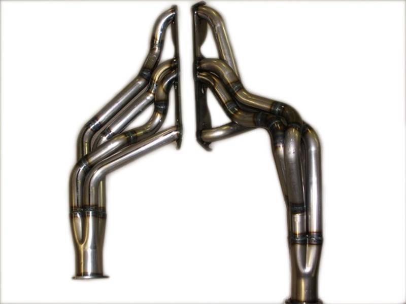 Mad Dog Headers - Mad Dog Round Port Headers, 2" Primaries, 3 1/2 Collectors, 1961-64 Bonneville, Catalina, Gran Prix  (No Coating) MDH-MD9147RD