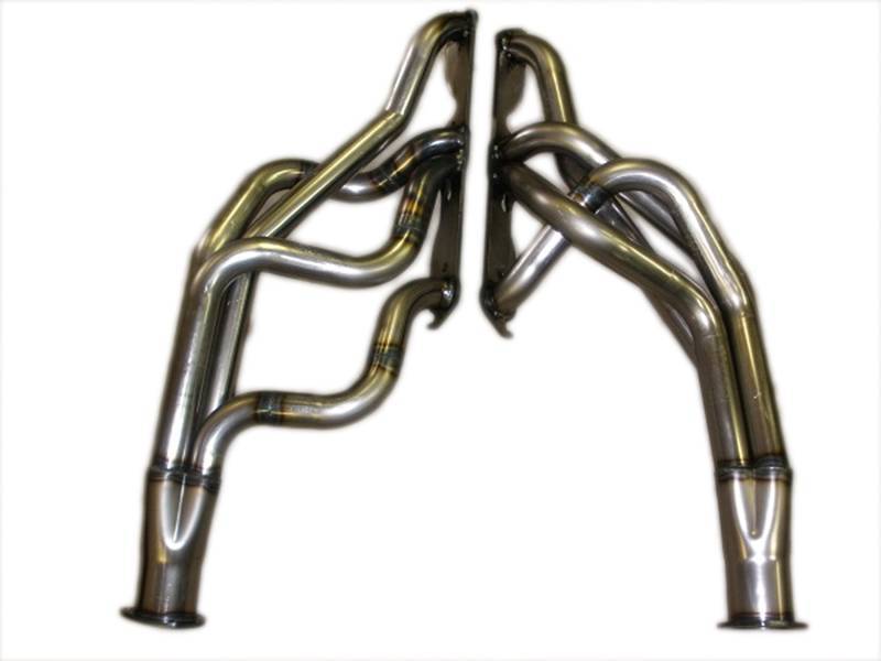 Mad Dog Headers - Mad Dog D-Port Headers, 1 3/4" Primaries, 3 1/2 Collectors, 1961-64 Bonneville, Catalina(2+2), Gran Prix   (No Coating) MDH-MD9155D