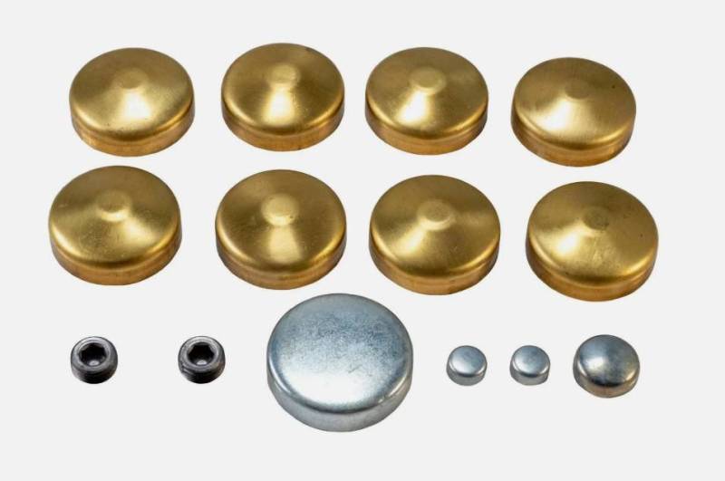 Melling - Melling Pontiac Brass Freeze Plug Kit - Block MEL-MPE115BR