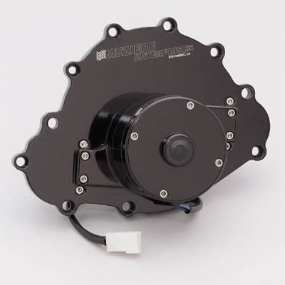 Meziere Enterprises - Meziere Electric Heavy Duty Water Pump For 1969 and Up Engines, Black, Blue, Red, Polished, or Chrome MEZ-WP103HD