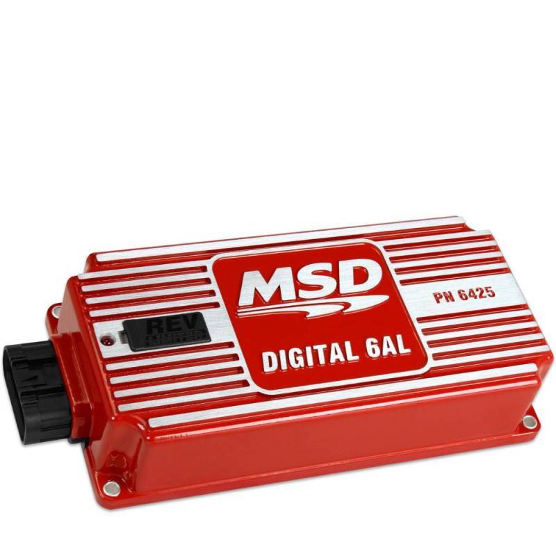 MSD Performance - MSD 6AL Digital Ignition Box w/ Built in Rev Limiter, Red MSD-6425