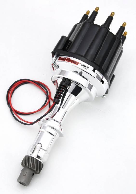 Pertronix Ignition Parts for Reliable Starts and Power Today - Pertronix Billet Pontiac V8 Dist. w/Ignitor III/Black Dist. Cap PPP-D7120810