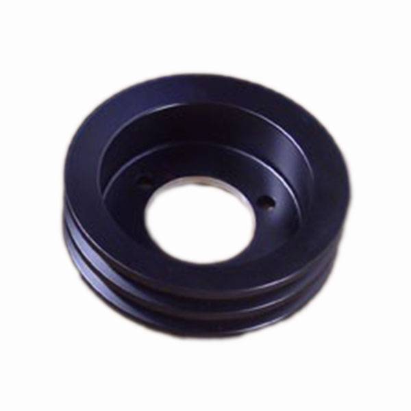 Ram Air Restorations - RAR Pontiac Underdriven 2 Groove ATI 3 Bolt Crankshaft Pulley 1971-81- Black Powdercoat RAR-PUC-4AB