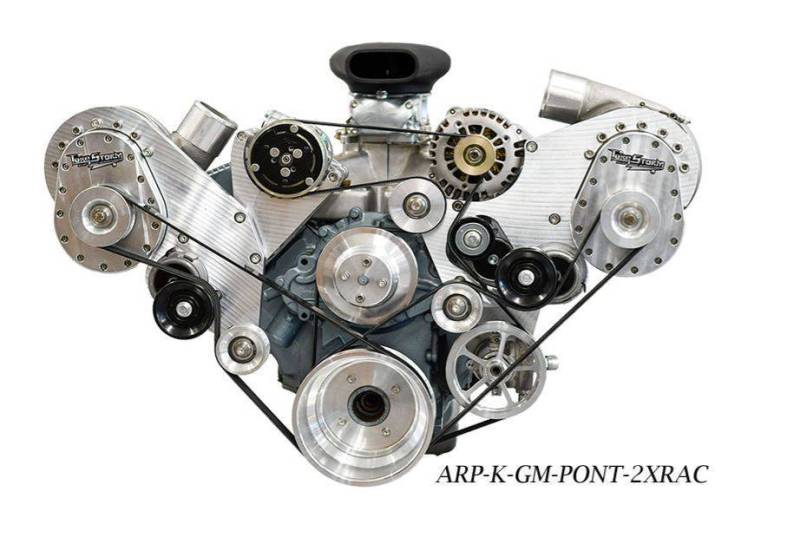 TorqStorm - Torqstorm Pontiac V8 Twin Supercharger Kit w/AC