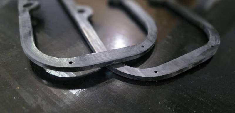 BOP - Pontiac Rubber Steel Core Valve Cover Gaskets 3/16", Pair