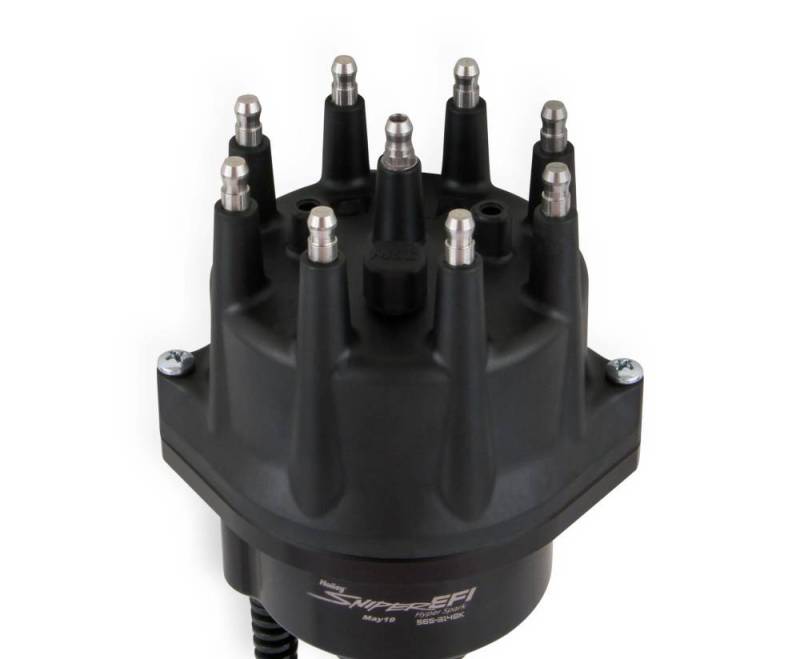 Holley - Holley HyperSpark Distributor - Pontiac, Black