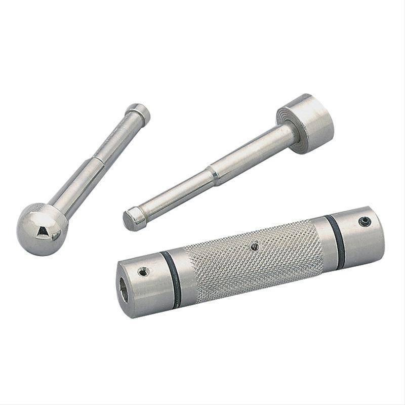 Comp Cams - Camshaft Checking Fixture, Flat / Hydraulic Camshaft Followers, Aluminum, Natural, Pontiac lifter Bores, Kit