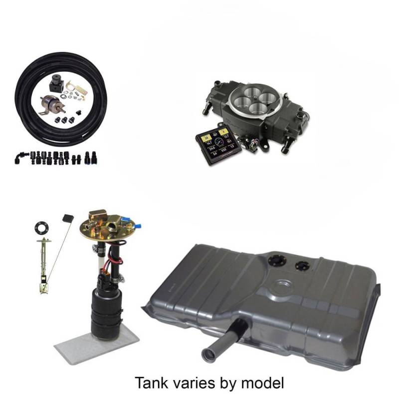 Butler Performance - Butler Performance Complete EFI Solution Kit w/ HOLLEY SNIPER System Choice, EFI Ready Fuel Tank w/Complete In-Tank Fuel System