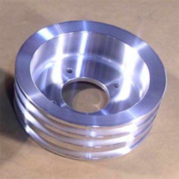 Ram Air Restorations - Pontiac 3-Groove Crankshaft Pulley for 1971 and later A/C Applications-Polished