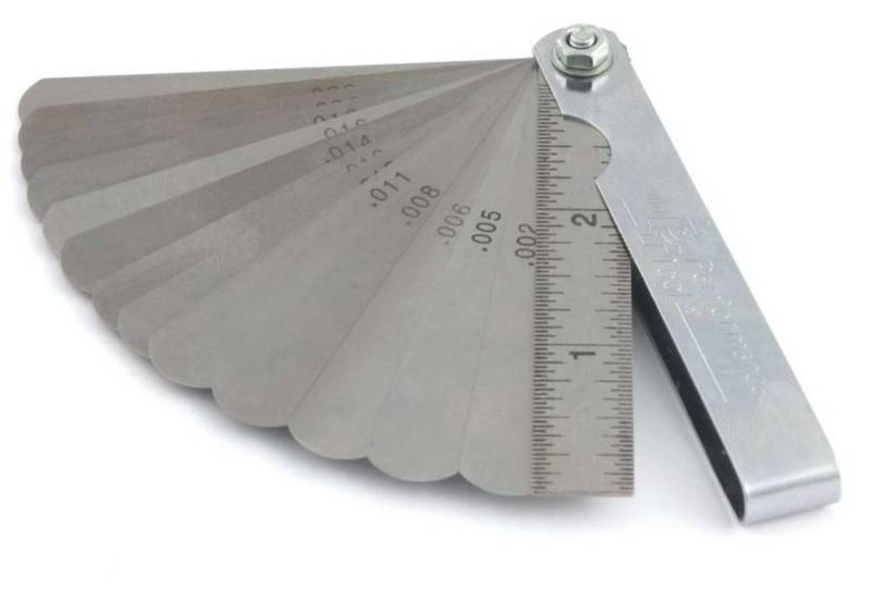 Butler Performance - Feeler Gauge, Straight, SAe / Metric Sizing, Steel, Chrome / Natural, Kit