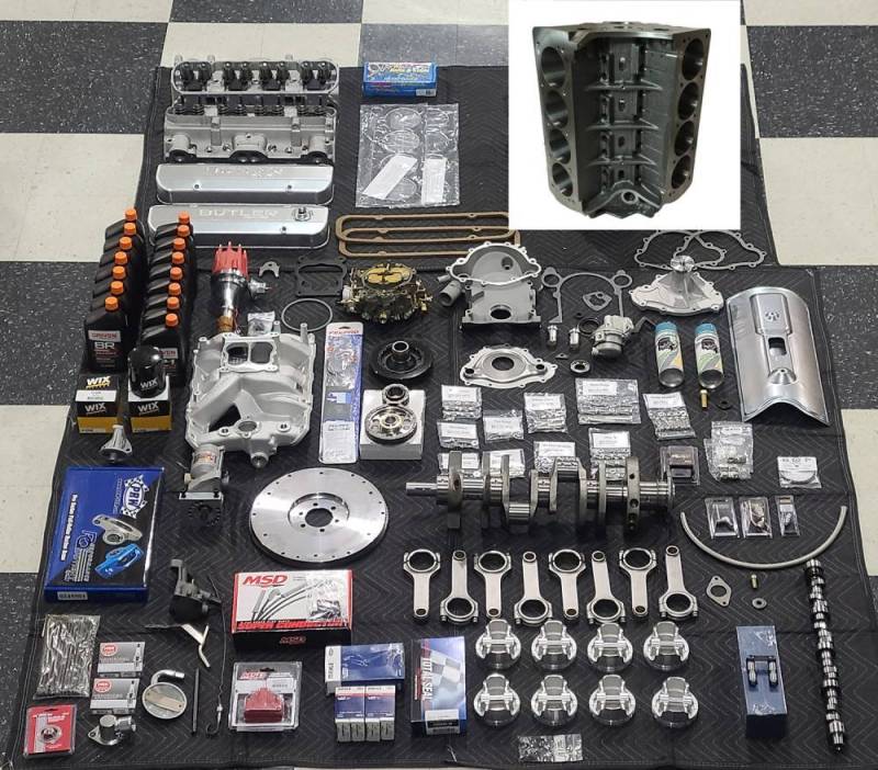 Butler Performance - Aluminum IAII Builder Kit by Butler, 600-700hp Pump Gas 505-535 cu.in. w/ IAII Block, Ready to Assemble