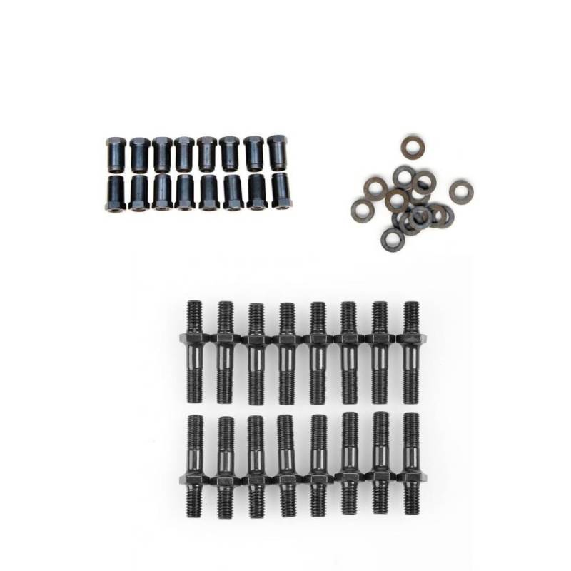 Butler Performance - Pontiac 7/16 Rocker Arm Stud Polylock Upgrade/Conversion Kit, 1961-1966 389-421 Heads