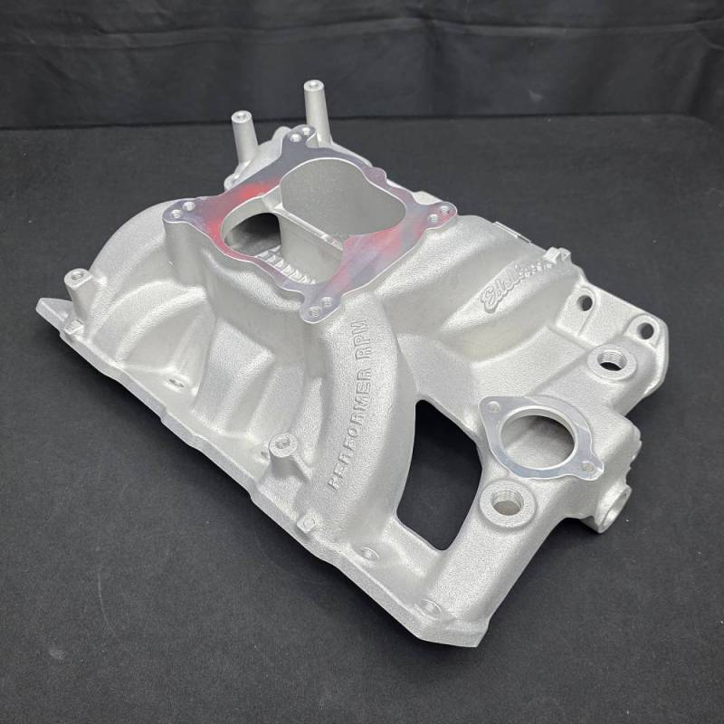 Edelbrock - Edelbrock Performer RPM Pontiac Intake Manifold, Satin - CNC Port Matched to Butler 310/315/325 CNC Heads EDL-7156-PM-325