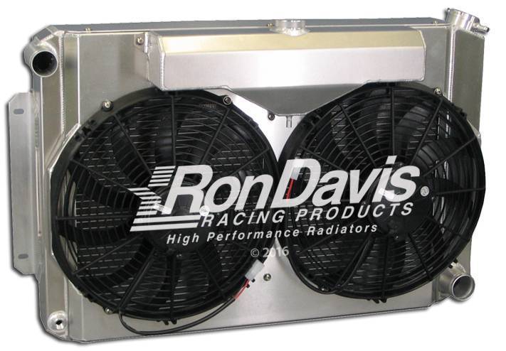 Ron Davis - Ron Davis '67-'69 Firebird Type Radiator Fan Shroud and Recovery Tank Kit