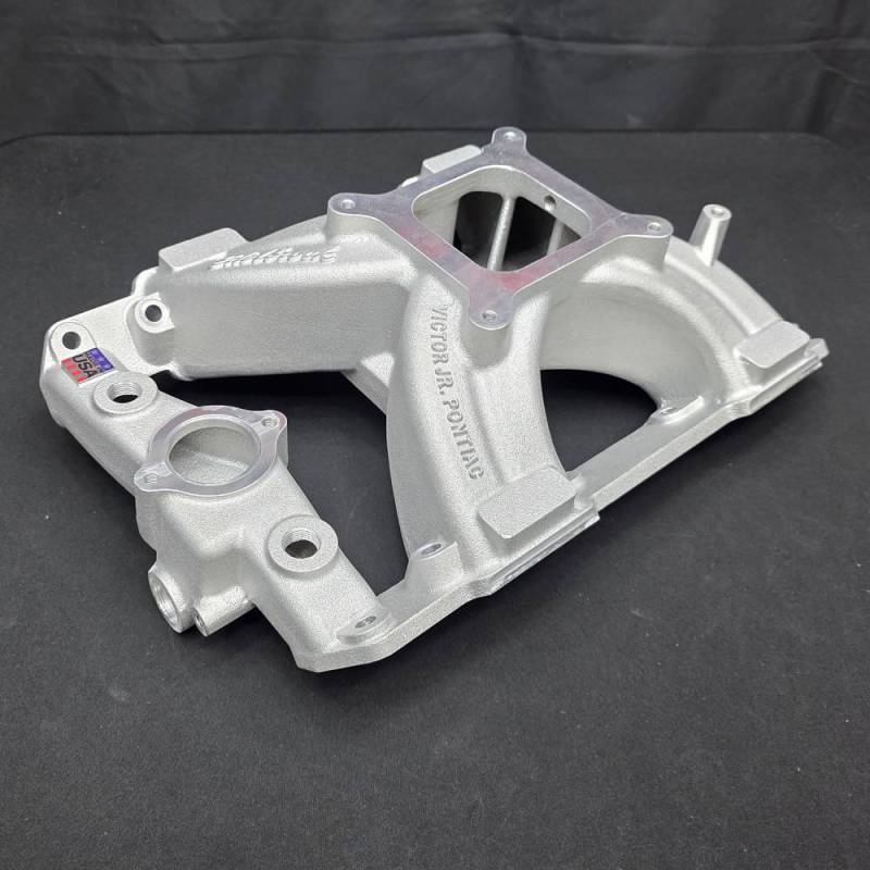 Edelbrock - Edelbrock Victor Jr Pontiac Intake Manifold - CNC Port Matched to Butler 340 CNC Heads EDL-29569-PM-340