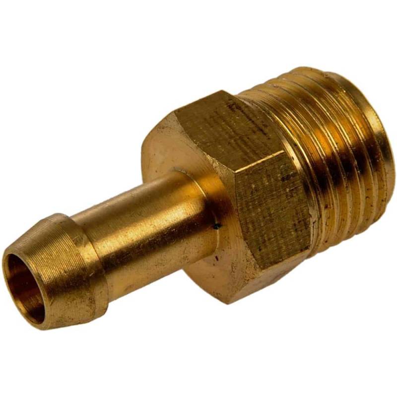 Butler Performance - 5/8-18 inverted flare to 3/8 hose barb. For Pontiac Quadrajet