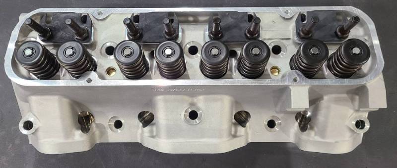 Speedmaster - Butler Built Pontiac Round Port 72cc Ram Air Aluminum Complete Cylinder Heads, Set/2