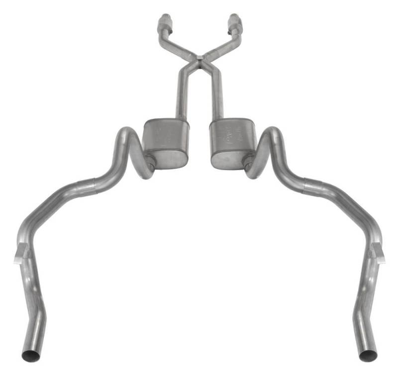 Pypes Exhaust - Pypes 1975-81 F-Body 2.5" Crossmember Back w/ Xpipe Exhaust System (PYP-SGF911E)