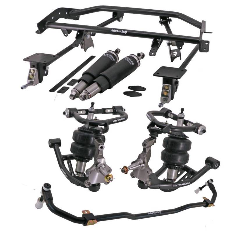 RideTech - Ridetech Air Ride Suspension System for 1967-1969 Firebird 1st Gen F-Body, HQ Adjustable Shock