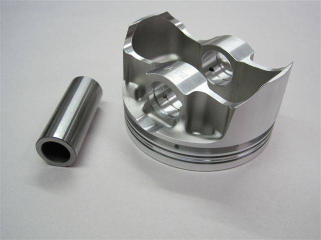 Ross Racing Pistons - Ross Racing/Butler -8cc Flat Top Forged Pistons, 4.210" Str 4.211" Bore w/Pins 