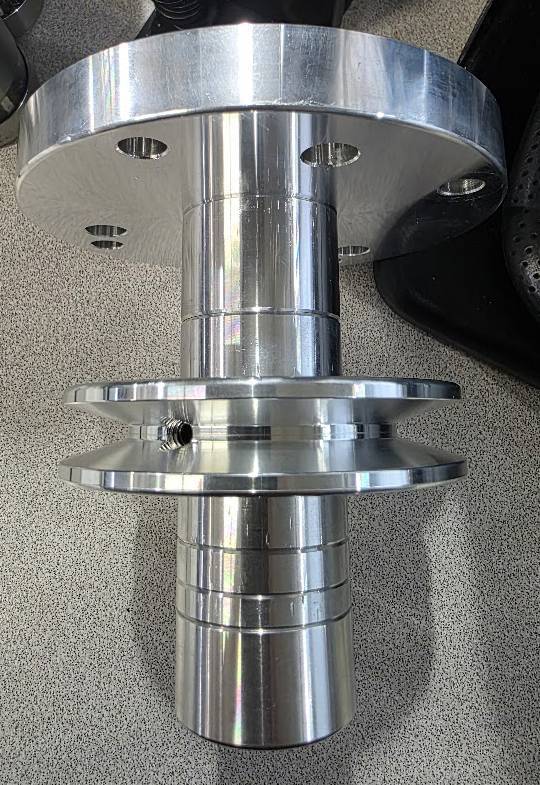 Butler Performance - Billet Pontiac 4-Bolt Crank Drive Mandrel Kit, w/ Milled Spacers