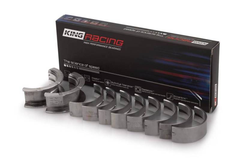 King Racing Bearings - King Racing HP Main Bearings, Pontiac 326-400, STD, Set, KBE-MB5511HP-STD