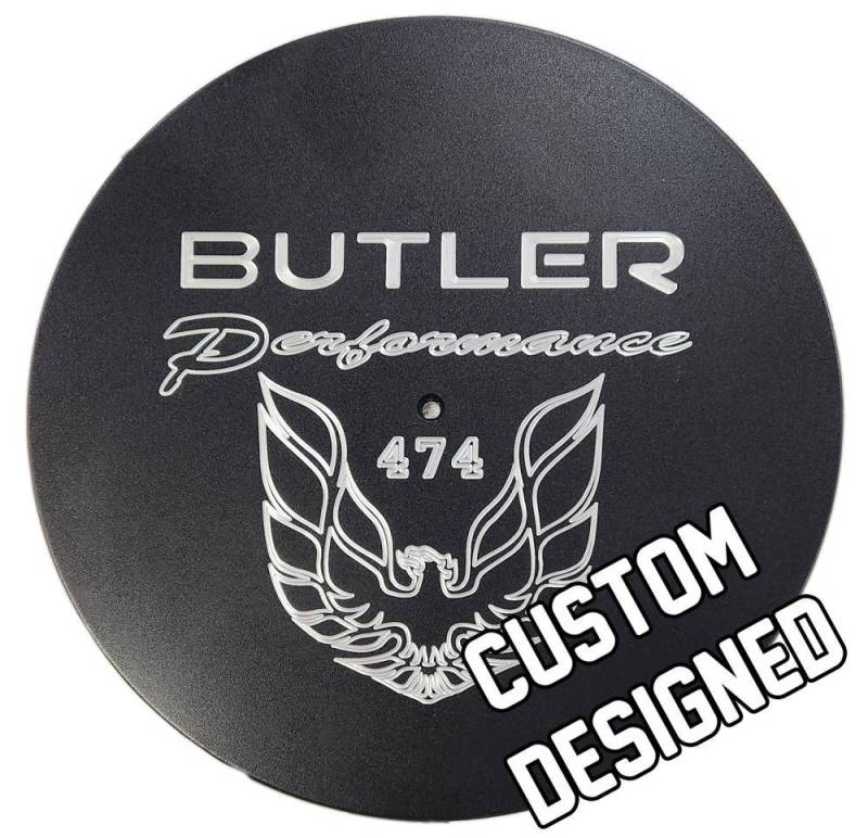 Butler Performance - Butler Custom Milled Air Cleaner Lid, Choose Your Look, 14"