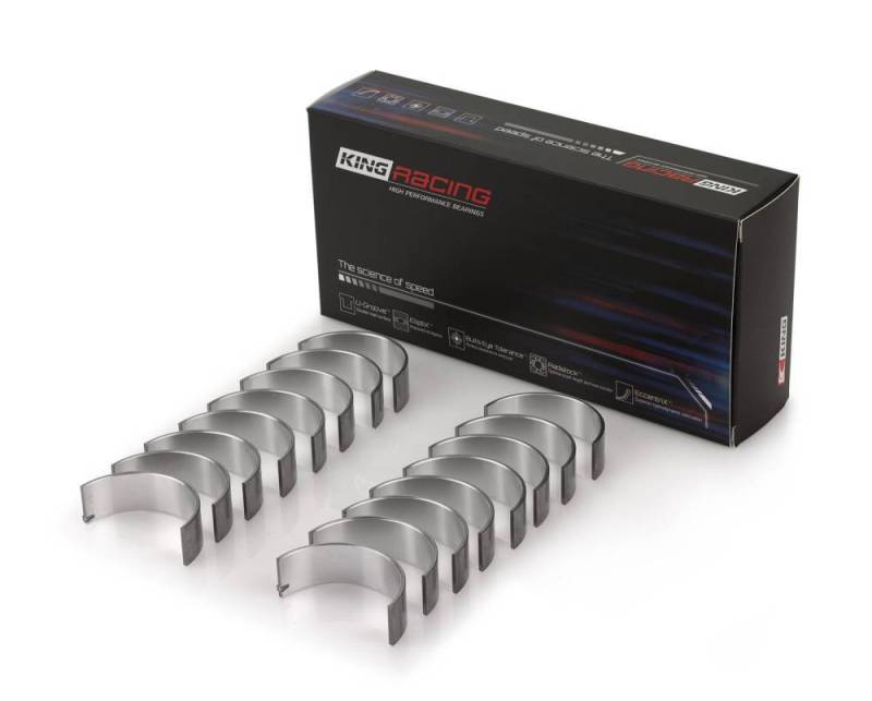 King Racing Bearings - King Racing BBC 2.200" Rod Bearings, .001 Undersized, Set, KBE-CR808HPN-001