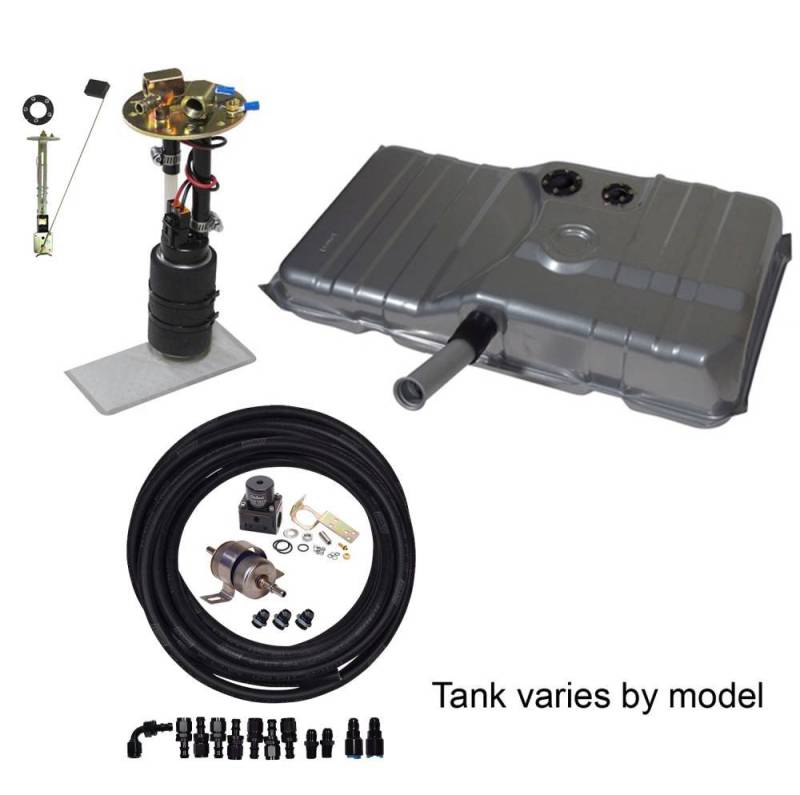 Butler Performance - Complete In-Tank Pump to EFI Solution Kit, w/New Fuel Tank and Complete In-Tank Fuel System