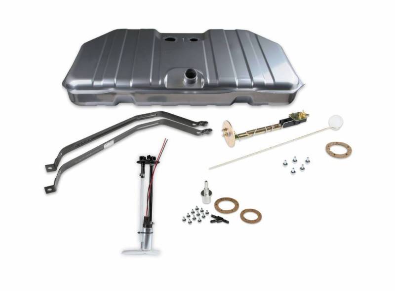 Holley - 1967-68 Pontiac Firebird, NOTCHED CORNER, SNIPER EFI FUEL TANK SYSTEM 255 LPH, Coated Steel, EFI, Gas