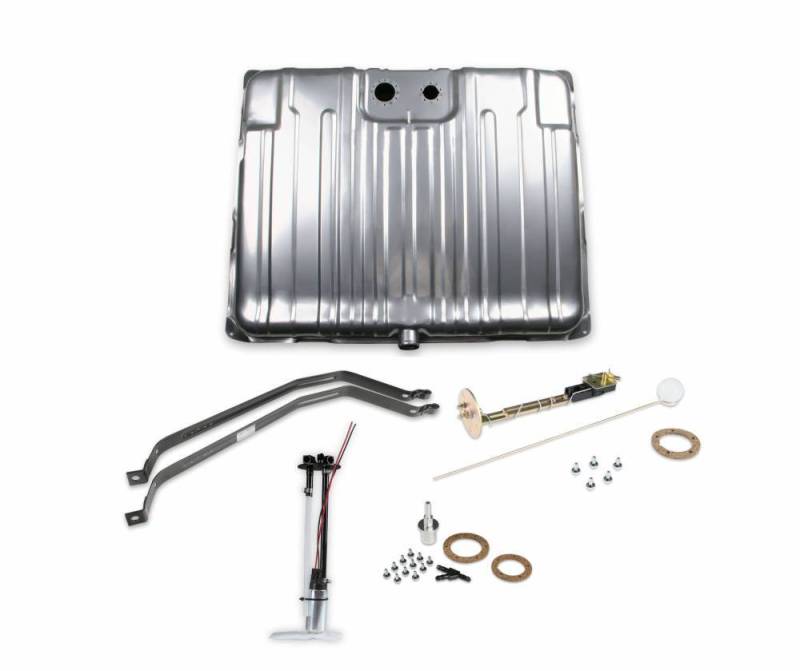 Holley - 1964 Pontiac GTO/Tempest, SNIPER EFI FUEL TANK SYSTEM 255 LPH, Coated Steel, EFI, Gas