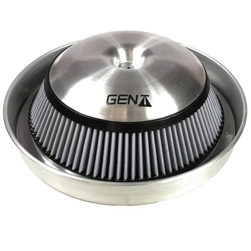Butler Performance - Pontiac Drop Base Shaker Assembly w/ 3" Cone Shaped Washable Element- for use with Edelbrock RPM Intake for '73 to '79 (326-455) Trans Am