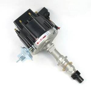 Pertronix Ignition Parts for Reliable Starts and Power Today - Pertronix Pontiac HEI Distributor w/ Vacuum Advance & HEI III Module, Black Cap, .491 Shaft Size, Each PPP-D71200