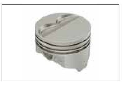 Keith Black - Hypereutectic Cast -6cc Flat Top Pistons, 428, 4.000" Str,