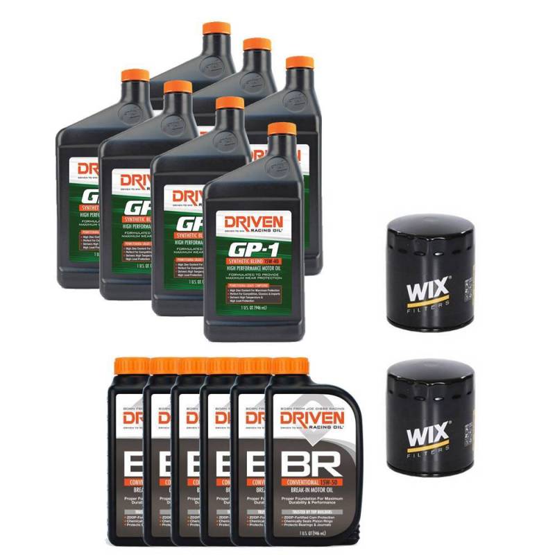 Driven - Butler Break-In GP1 Oil Change Kit, 15w50, BPI-OC-KIT-BR-GP1
