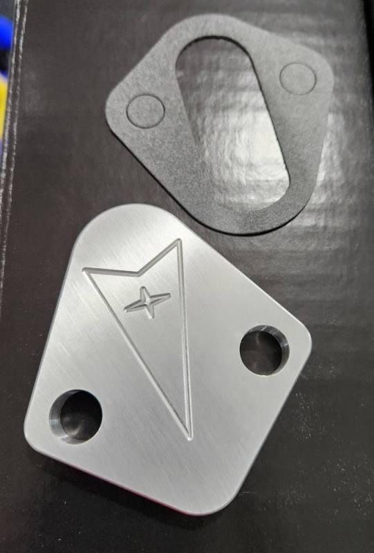Butler Performance - Butler Pontiac Billet Aluminum Fuel Pump Block Off Plate BPI-FP1-PONT