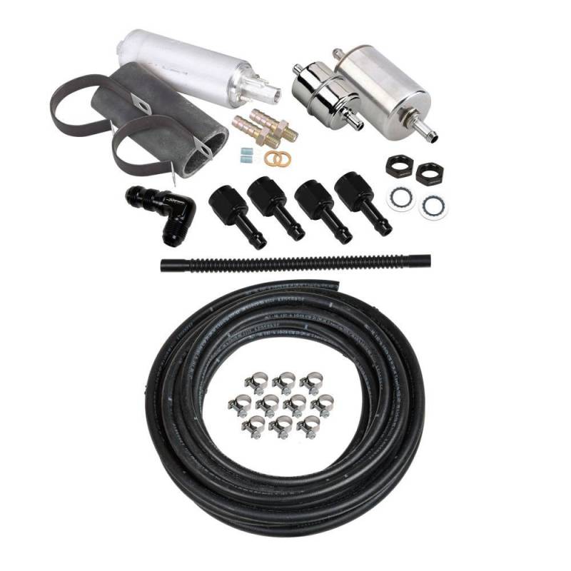 Holley - Holley EFI Fuel Line Kit (Sniper Compatible), 40ft, W/Pump HLY-526-7