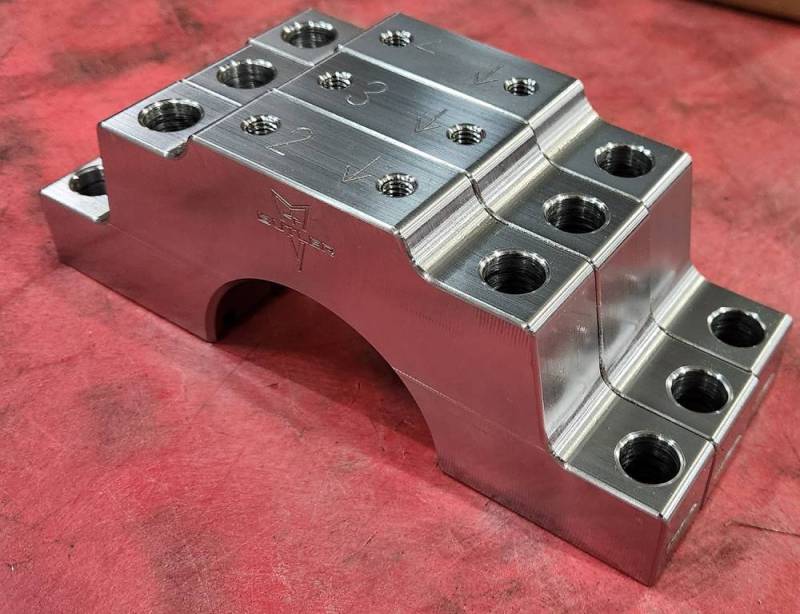 Butler Performance - Butler Pontiac 350-389-400 Center Main Caps Billet Steel