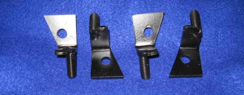 Butler Performance - Pontiac L-Brackets to Bolt Headers on 1972 Heads  (Set)