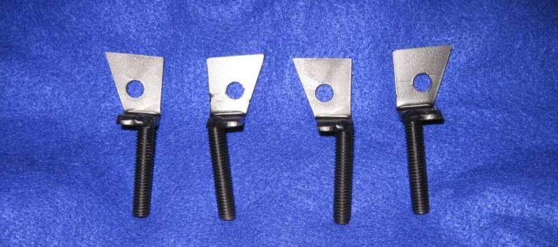 Butler Performance - Pontiac L-Brackets for Manifolds on 1972 Heads  (Set)